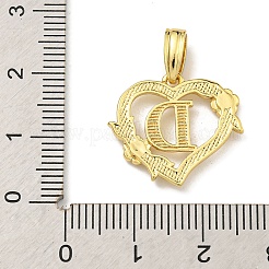 Herzanhänger aus Messing&nbsp;KK-I714-04G-D