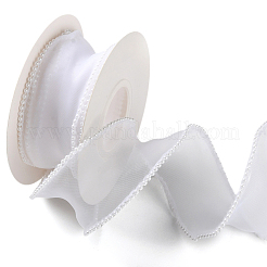 4 Rolle ABS-Netzband mit Perlenrand zur Herstellung von Schleifen&nbsp;OCOR-CY0002-44B