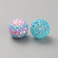 20 pezzo di perle di cera di strass in resina&nbsp;RESI-WH0040-05