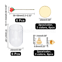 DIY-Set zur Herstellung von Glaskuppel-Fläschchenanhängern&nbsp;DIY-CA0004-18