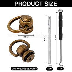 Заклепки с шариковыми кольцами из цинкового сплава&nbsp;FIND-DR0002-17