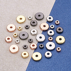 120шт 12 стиля латунные распорные бусины&nbsp;KK-CD0001-17