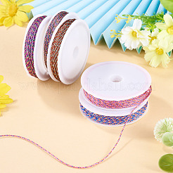 Cordons tressés en polyester 50 couleurs 5 m&nbsp;OCOR-TA0003-58A