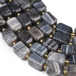 Природные Ботсвана агат бисер нитей&nbsp;G-P611-A01-02