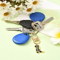 Decorazioni pendenti in lega smaltata a tema cowboy&nbsp;HJEW-YW00022-01