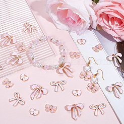 40шт 4 стиля подвески из сплава с эмалью&nbsp;FIND-SC0014-65