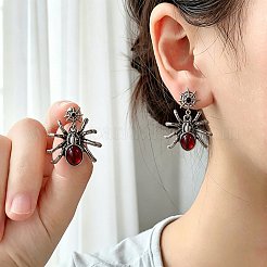 Aretes de rhinestone de aleación&nbsp;WG15A7C-01