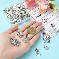 45шт 9 стиля подвески из сплава в тибетском стиле&nbsp;TIBEP-CJ0002-74