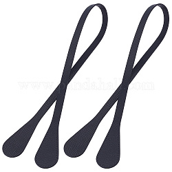 Manico della borsa, tracolla in pelle pu, per accessori per la sostituzione delle maniglie delle borse, nero, 860x46x3mm, Foro: 1 mm