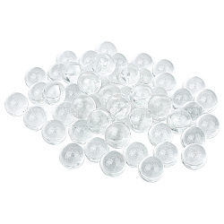 Transparent Glass Beads, No Hole/Undrilled, Round, Clear, 13.8~14.5mm, 300g/box