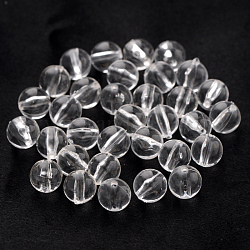 Acrylic Beads, Round, Transparent, 10mm, hole: 1.5mm, about 880pcs/500g