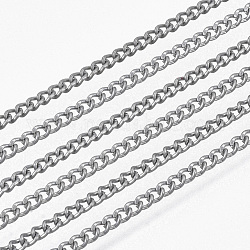 Железа скручены цепи, без никеля , с катушкой, несварные, без покрытия, 3x2.2x0.6 мм, около 328.08 фута (100 м) / рулон