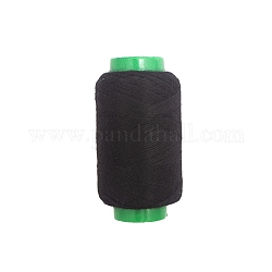 Швейные нитки из полиэстера, для ручного и машинного шитья, вышивка кисточкой, чёрные, 0.25 мм