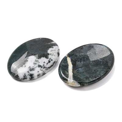 Lotto Di 100 Anelli In Argento Con Pietra Naturale - Agata Muschiata (Moss Agate)