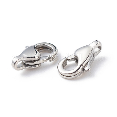 Wholesale 304 Stainless Steel Lobster Claw Clasps 