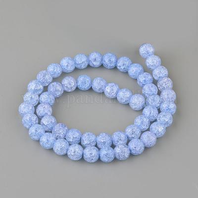 Синтетический хрустят кварц бисер пряди&nbsp;GLAA-S134-8mm-12-1