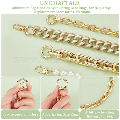 Wholesale Unicraftale 4Pcs Aluminium Bag Extender Chains