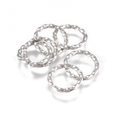  Pandahall 1000Pcs Stainless Steel Open Jump Rings 10mm