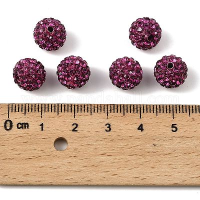 Pave disco бусины&nbsp;LS-RB-H258-10MM-502-1