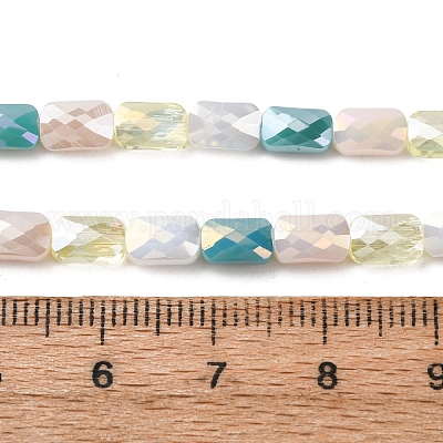 Chapelets de perles en verre électroplaqué&nbsp;EGLA-D300-05-12-1