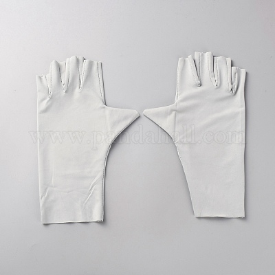 Перчатки без пальцев из полиэстера&nbsp;AJEW-WH20020-189D-1