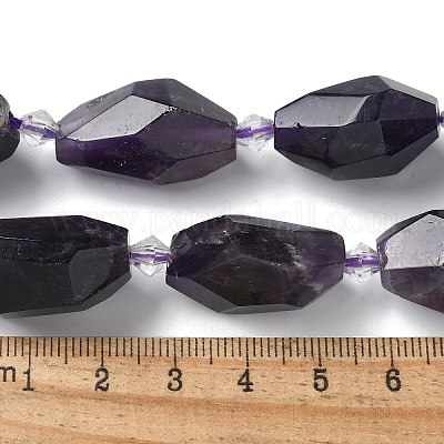 Natürlichen Amethyst Perlen Stränge&nbsp;G-H095-A01-01-1