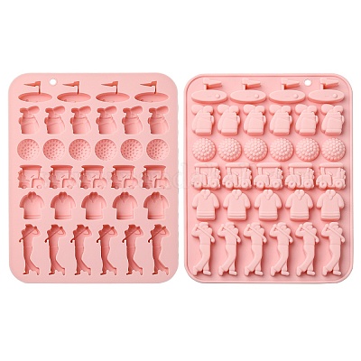 2 шт. силиконовые Молды на тему гольфа&nbsp;ST-CJ0043-001-1