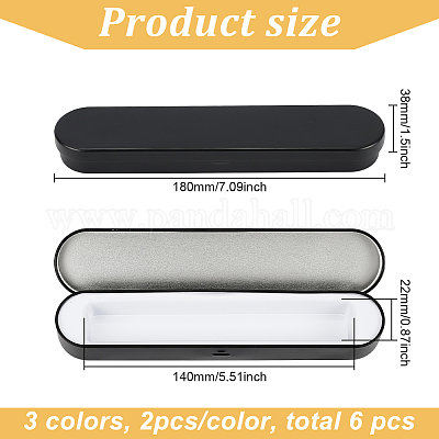 6 шт. 3-цветные пинцеты из жести&nbsp;AJEW-BC0007-11-1