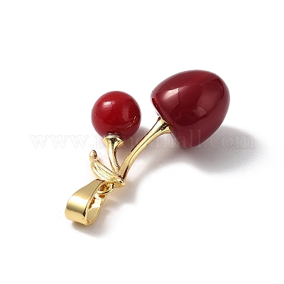 Подвески латуни cmолы&nbsp;KK-D383-01G-03-1