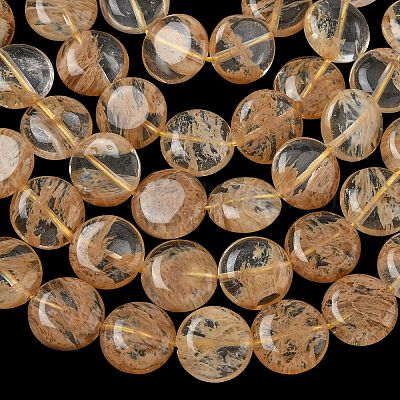 Арбуз камень стеклянные бусы пряди&nbsp;G-L648-B14-15mm-1