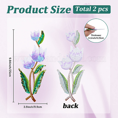 Тканевые заплатки для одежды&nbsp;PATC-WH20011-003B-1
