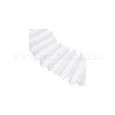 5 Yards Blumenmuster Polyester-Spitzenstoff&nbsp;DIY-BC0013-19-1