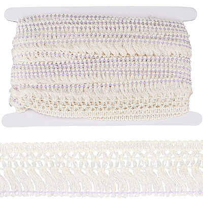 Бахрома из хлопкового кружева&nbsp;OCOR-GF0005-07A-01-1