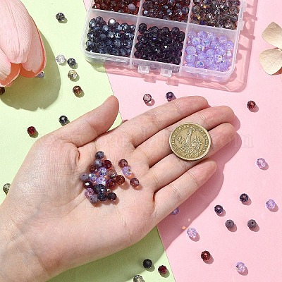 9 стиль стеклянных бусин&nbsp;EGLA-YW0003-83-1