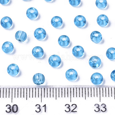 6/0 transparente Glasperlen&nbsp;SEED-S040-09A-07-1