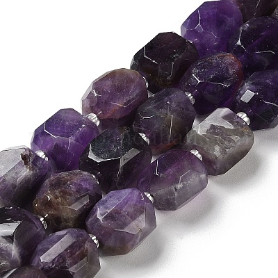 Natürlichen Amethyst Perlen Stränge&nbsp;G-C105-A01-01-1