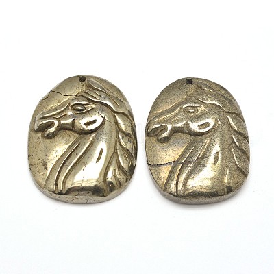 Лошадь естественно пирит подвески G-I125-30A-1