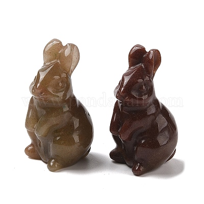 Украшение дисплея скульптуры из натурального клубничного кварца G-C244-01K-1