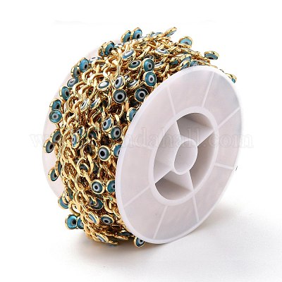 Латунные граненые бордюрные цепи ручной работы CHC-C020-07G-01-NR-1