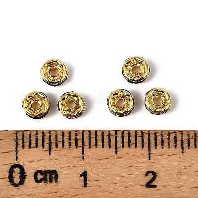 Латунь марки А горный хрусталь Spacer бисер&nbsp;RSB034NF-04G-1