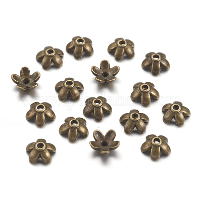 Vintage Metal Beads, Brass Old Style Beads