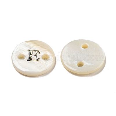 Boutons de nacre d'eau douce&nbsp;BUTT-Z001-01E-1