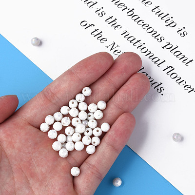 Непрозрачные акриловые бусины MACR-S371-135-I-1