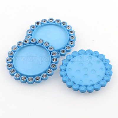 Пластиковые оправы кабошон&nbsp;KY-WH0096-39C-1