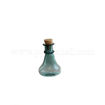 Bottiglie dei desideri vuote in vetro in miniatura BOTT-PW0006-01G-1