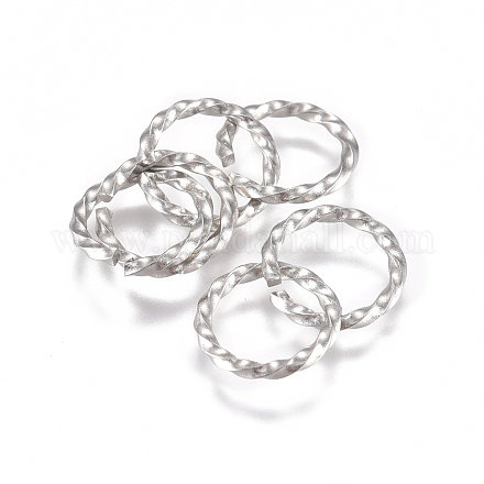 304 anillos de salto retorcidos de acero inoxidable STAS-G225-10P-03-1