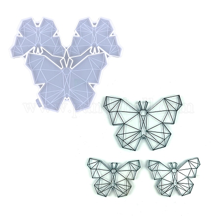 DIY Butterfly Cup Mat Silicone Molds DIY-A034-01C-1