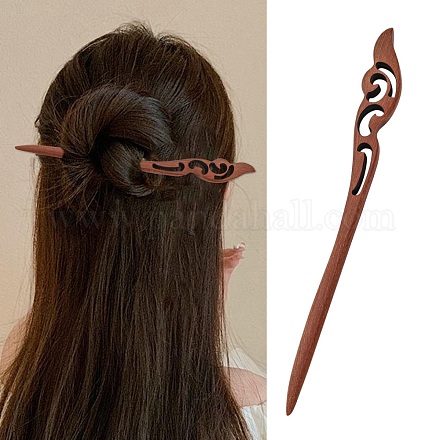 Bâtonnets de cheveux en bois Swartizia Spp OHAR-Q276-16-1