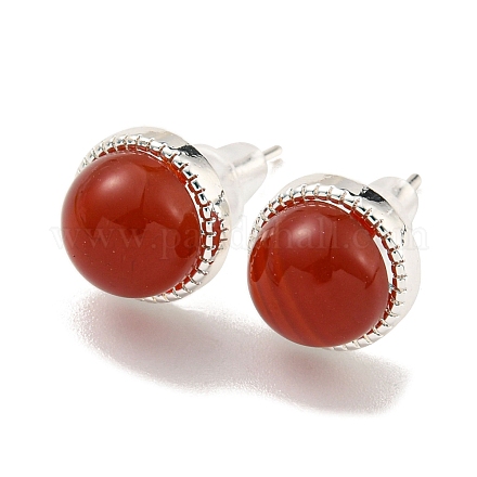 Серьги из натурального агата EJEW-M252-02P-01-1