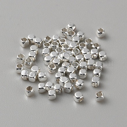 Perle cubo di ottone&nbsp;LS-KK-WH0081-64A-1